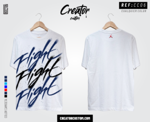 Camiseta Jordan Flight Triple Logo - Creator Custom