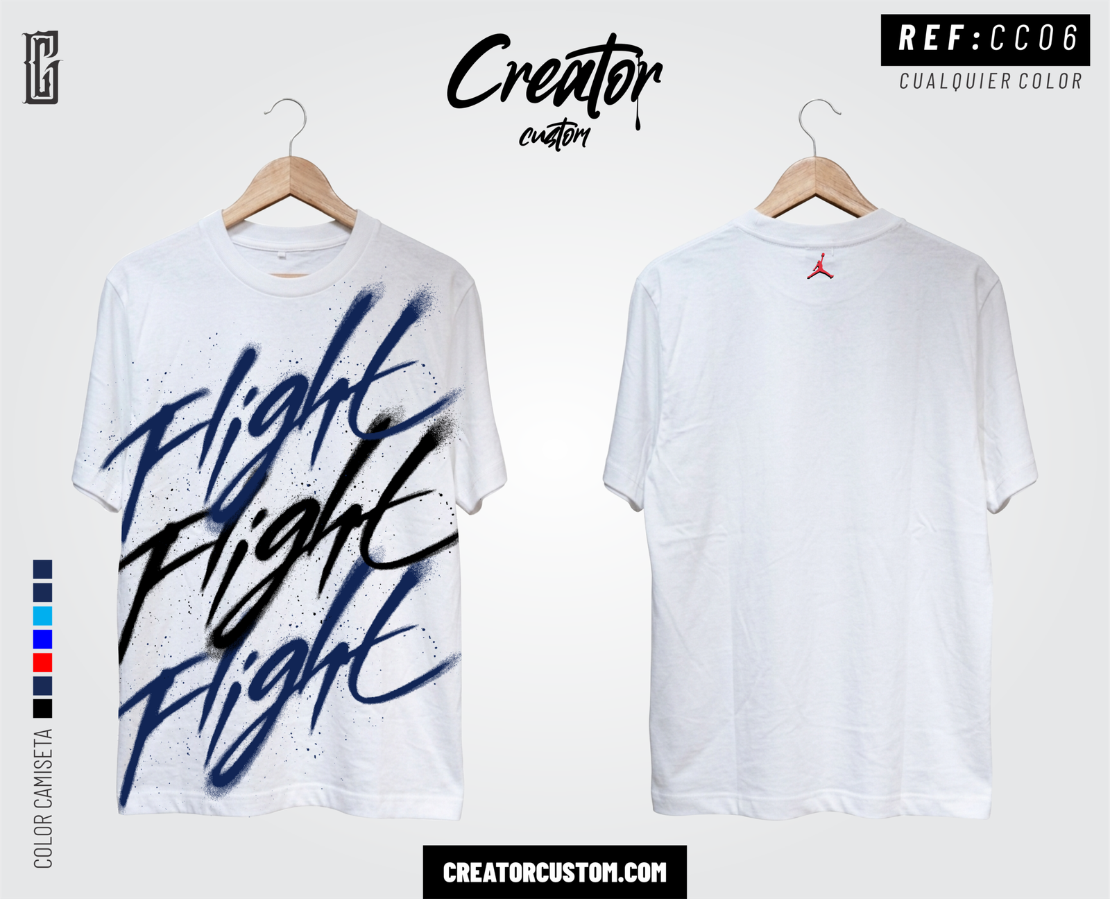 Camiseta Jordan Flight Triple Logo - Creator Custom