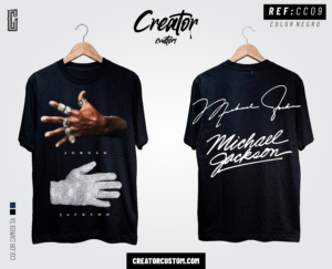 Camiseta Streetwear "Michael Jackson" - Vintage Tribute Edition